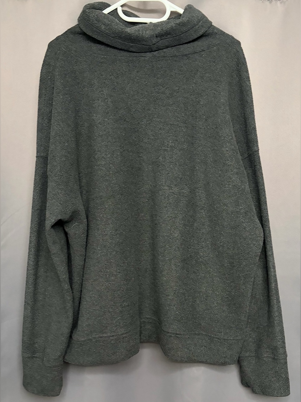 Fleece Funnel Neck Sweater| Size XL